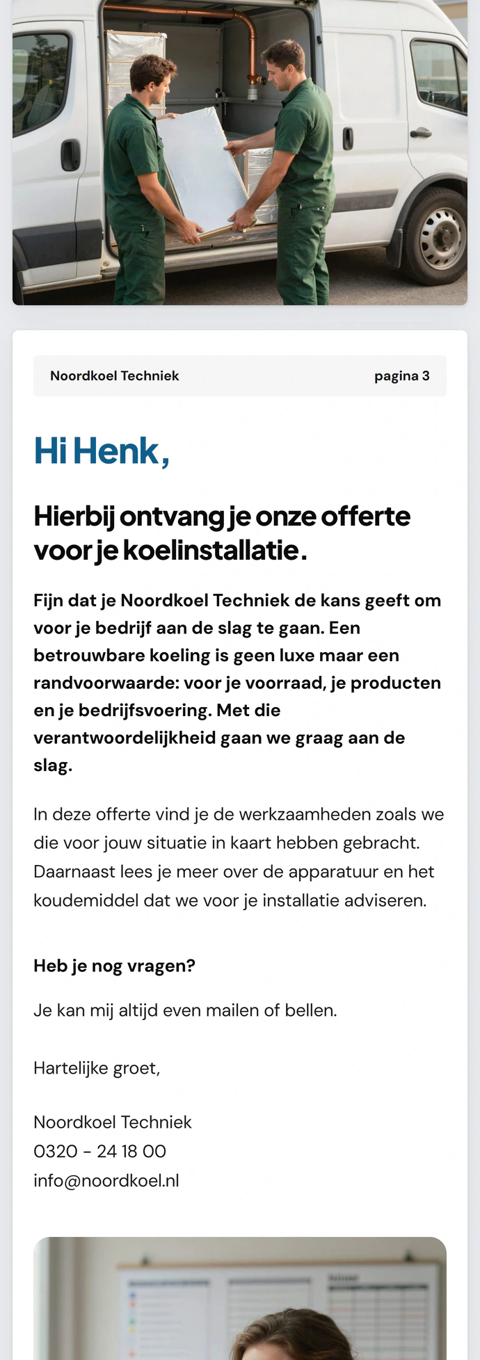 Vervolg van de Fikst-demofferte, deel 2 van 8.
