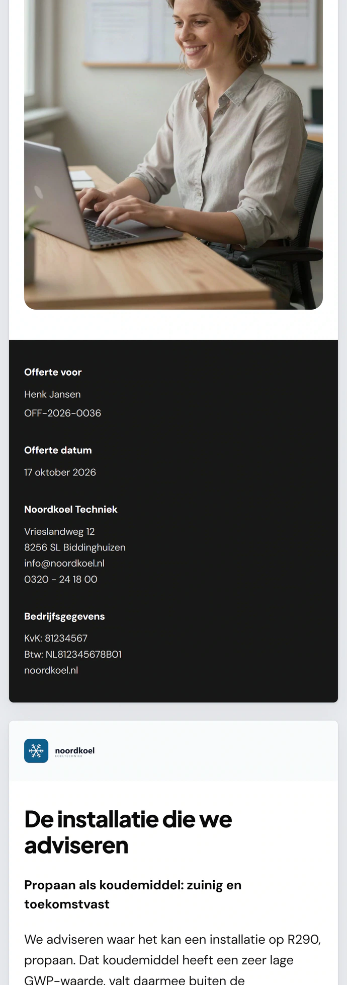 Vervolg van de Fikst-demofferte, deel 3 van 8.