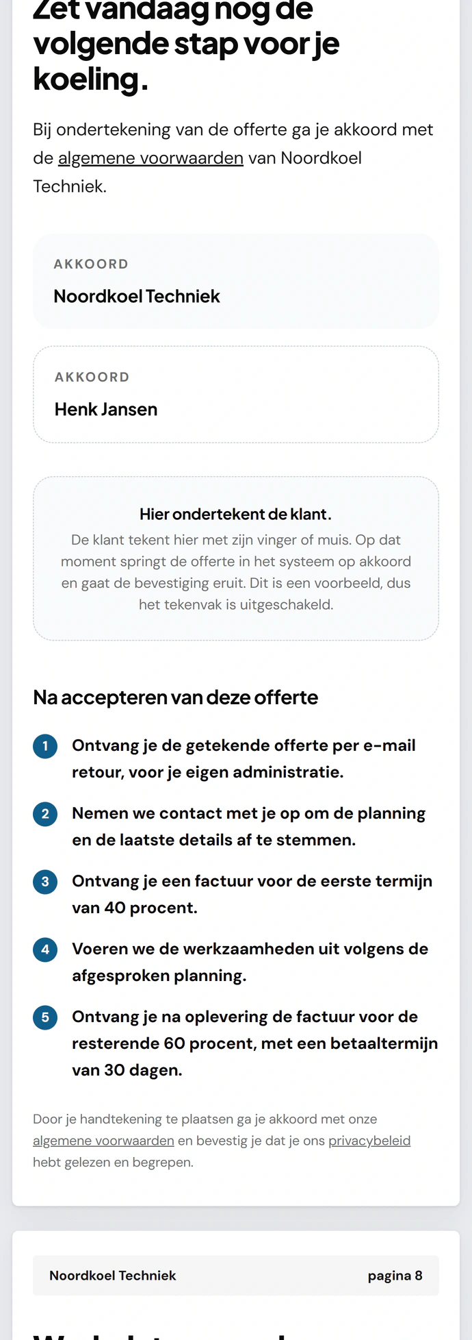 Vervolg van de Fikst-demofferte, deel 7 van 8.