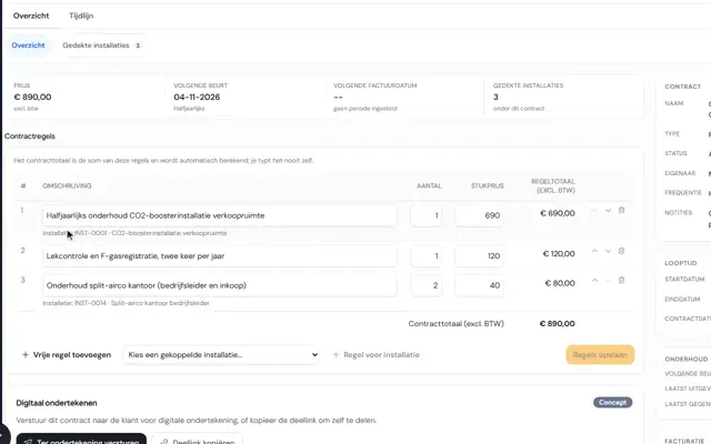 Fikst demonstration, Maintenance and breakdowns: Maintenance contract.